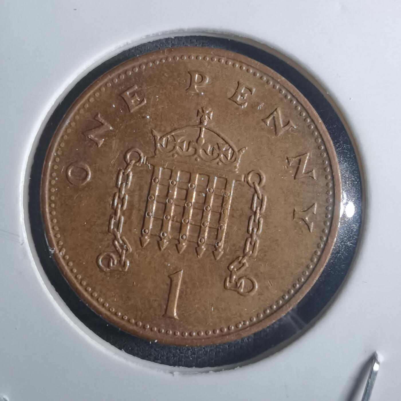 沼泽如烟--第914场 英国1993年1便士