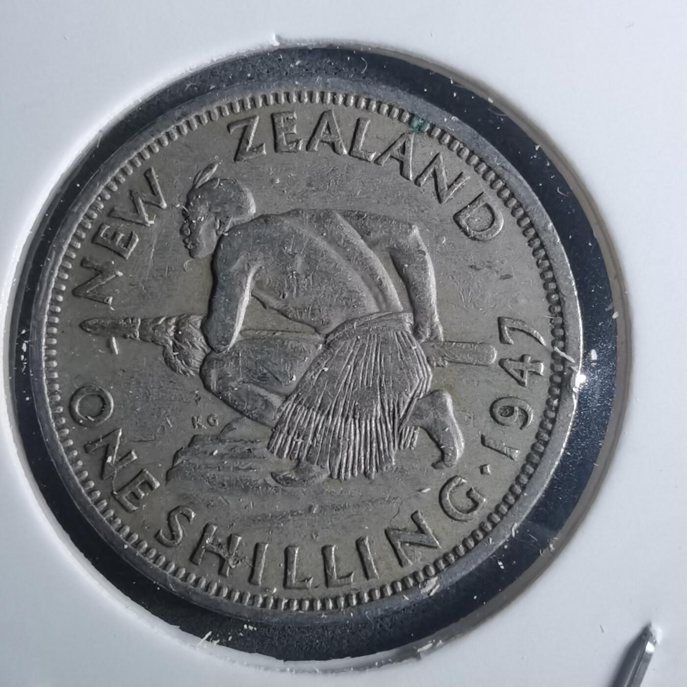 沼泽如烟--第914场 新西兰1947年1先令