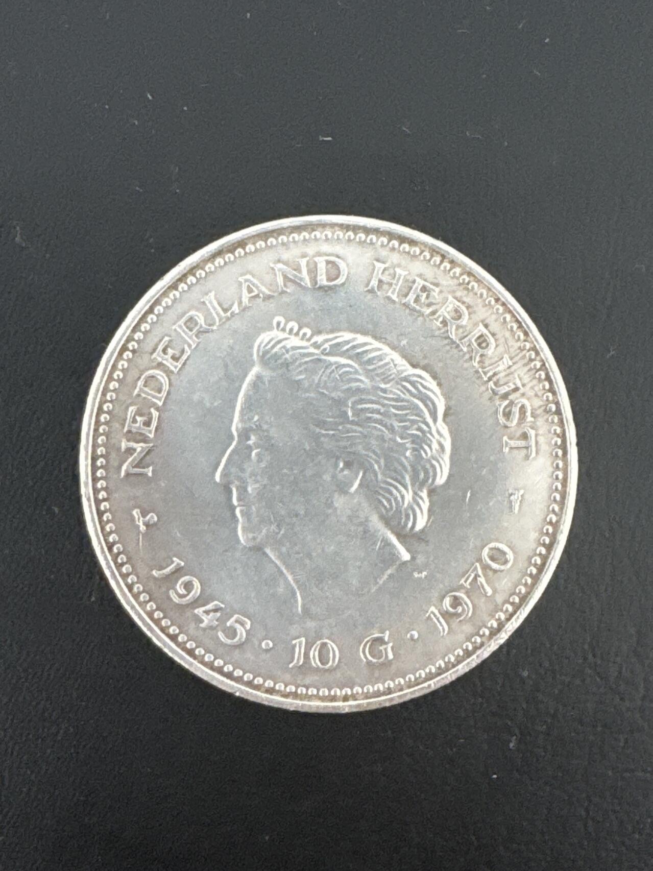 ❤️【币观天下】❤️ 第332期钱币拍卖- 2025.11.28周五晚上6点半场-长期征集拍品 荷兰1970年银币