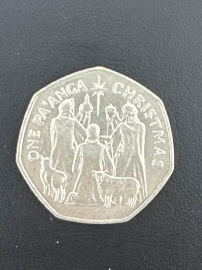 ❤️【币观天下】❤️ 第332期钱币拍卖- 2025.11.28周五晚上6点半场-长期征集拍品 - 汤加圣诞1986年1潘加镍质纪念币