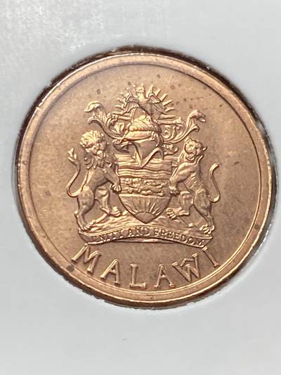 2025年第一百三十二场(总第一百五十八场）外国好品纸夹散币场(免佣金) - 马拉维🇲🇼1995年1坦巴拉(第四套第二版，青铜材质无磁版)
