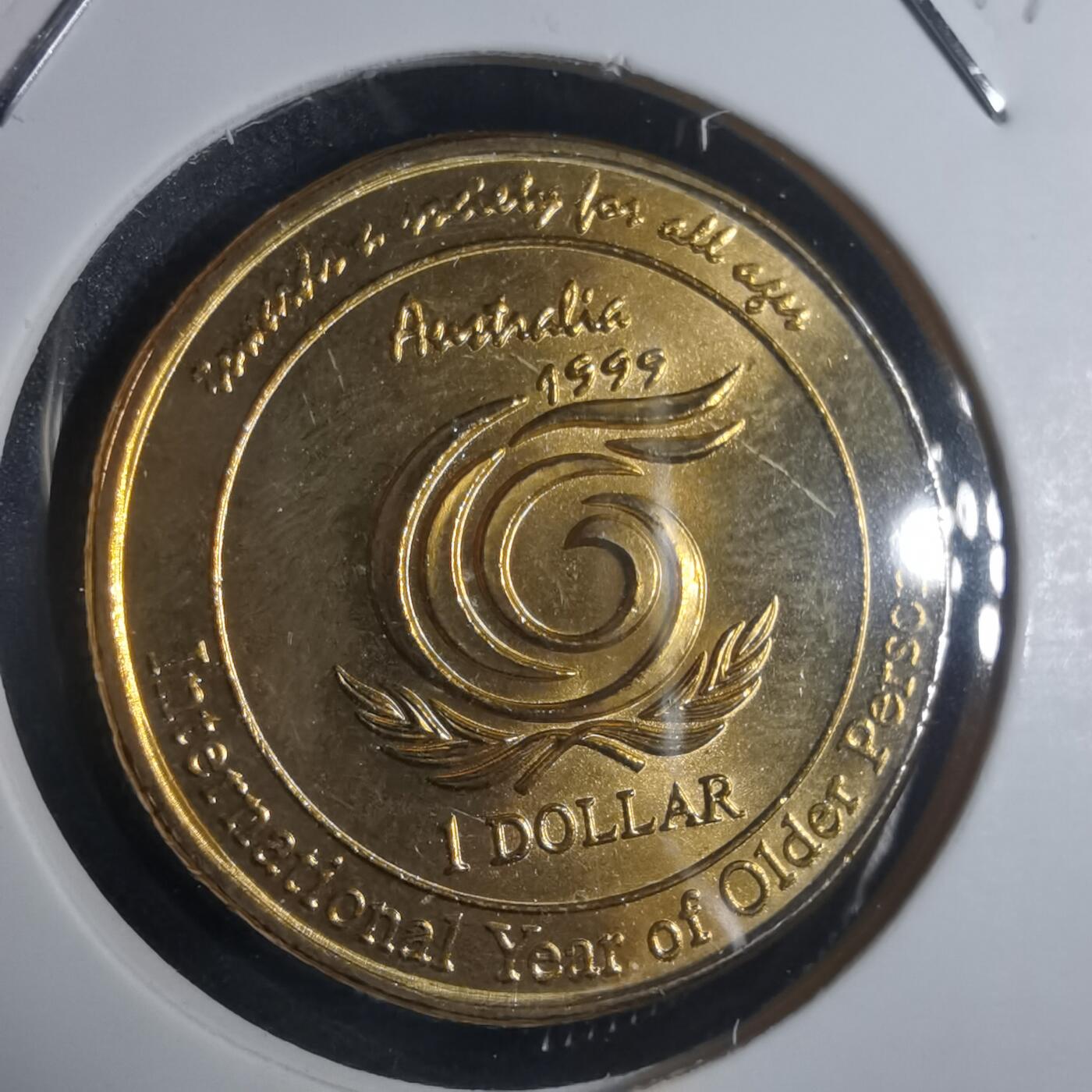 沼泽如烟--第914场 澳大利亚1999年一元纪念币