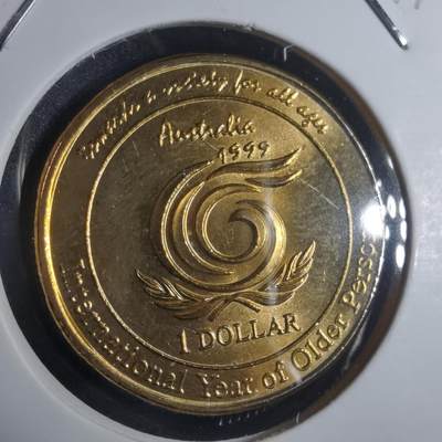 沼泽如烟--第914场 - 澳大利亚1999年一元纪念币