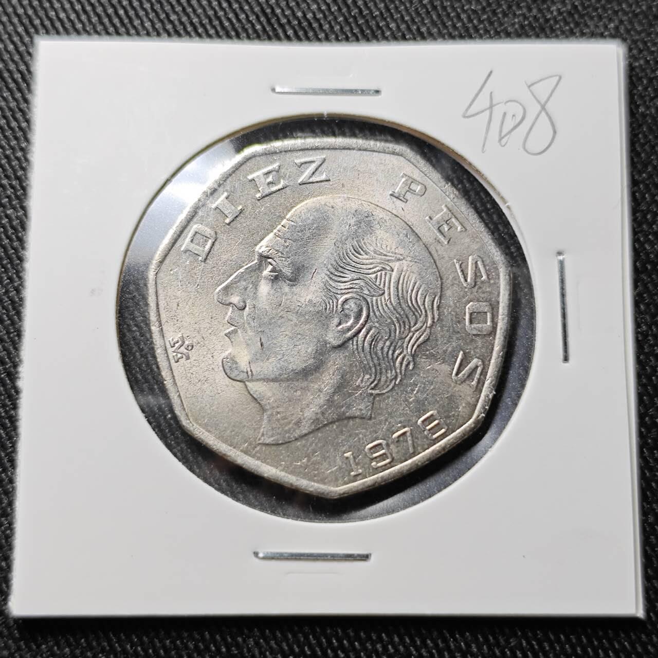 KK钱币收藏小铺 （套币 好品/批量散币 银币）专场  2月预留时间 周末发货  1978墨西哥10比索 好品