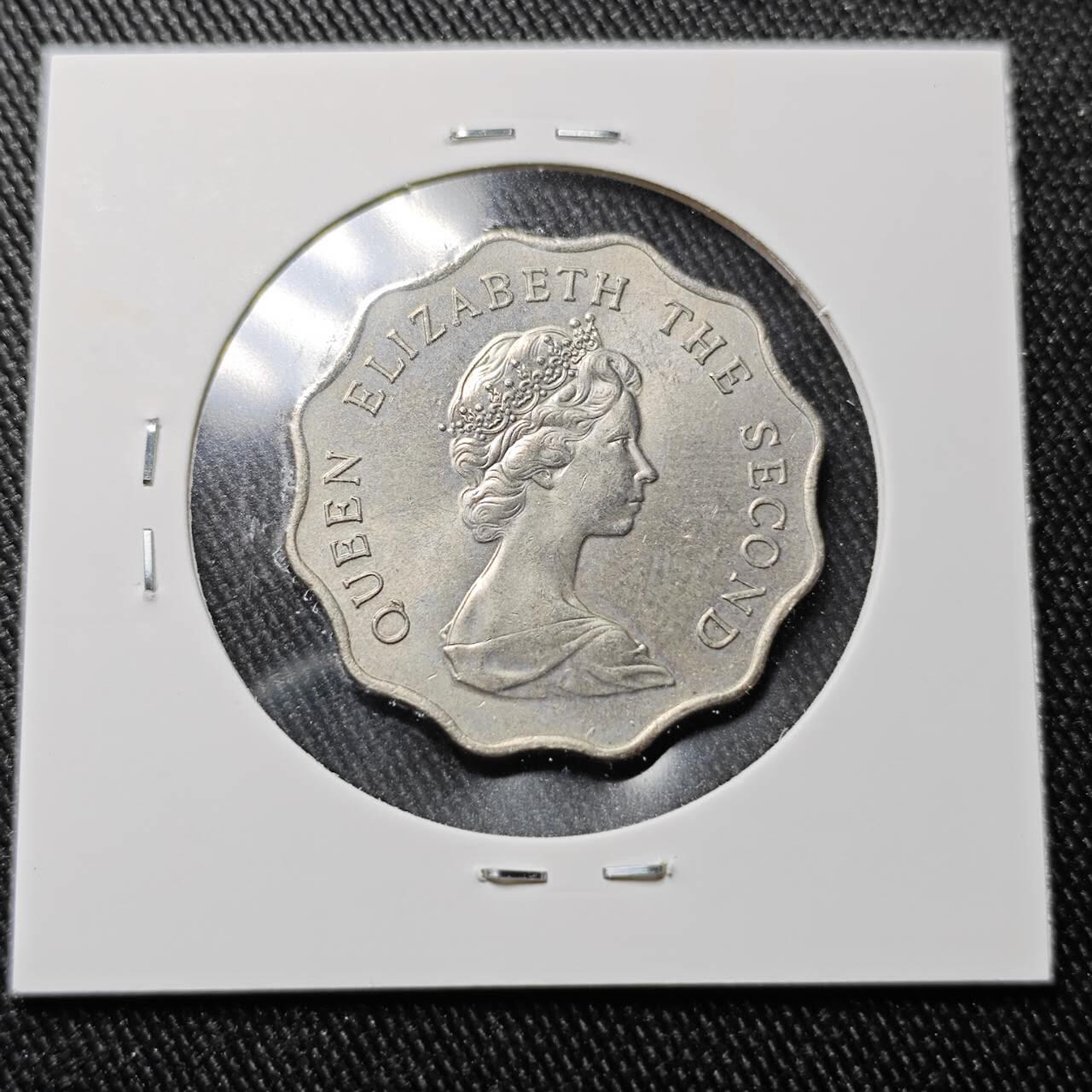 KK钱币收藏小铺 （套币 好品/批量散币 银币）专场  2月预留时间 周末发货  1975香港女王2元 好品