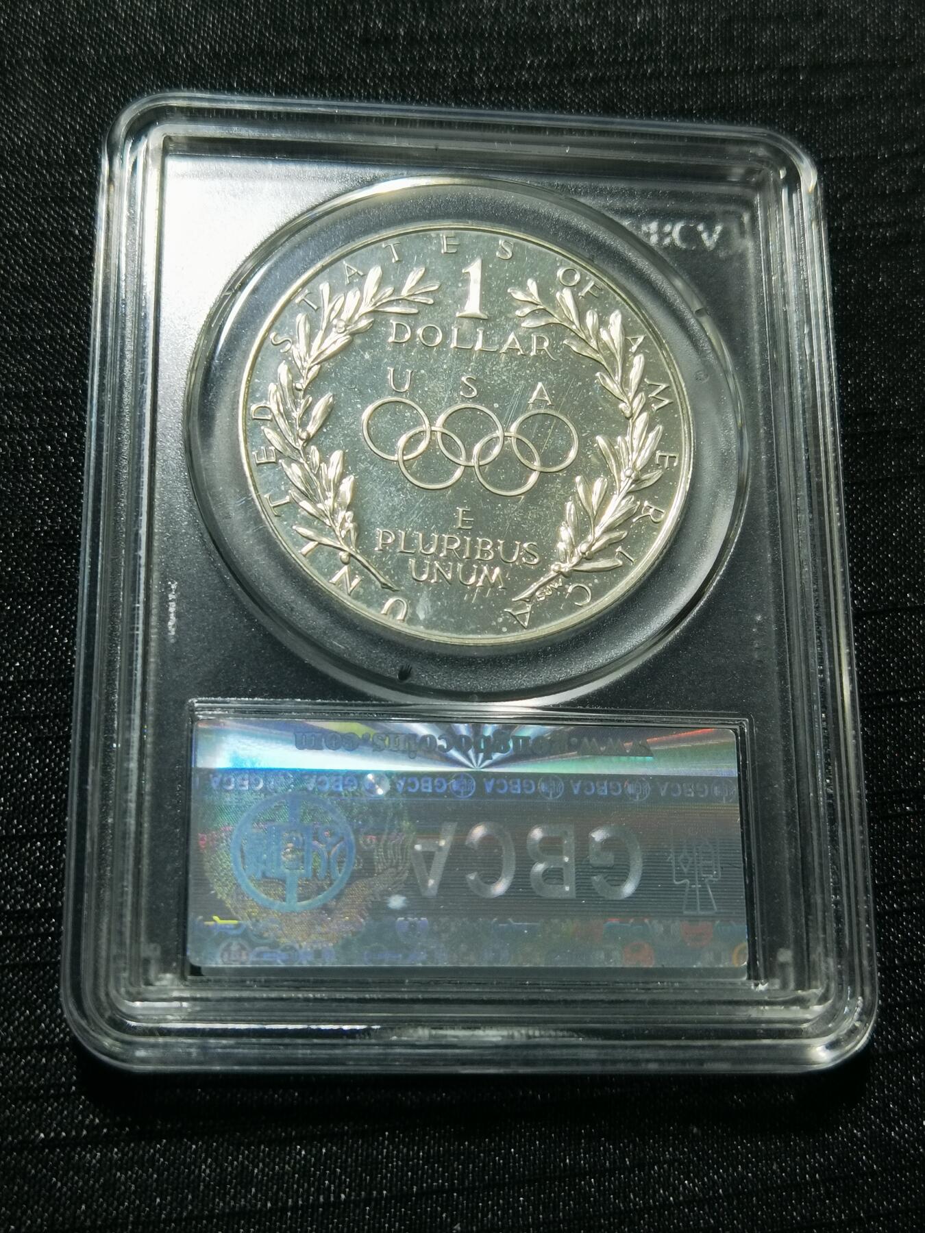 天下钱庄专场欢迎参拍 美国汉城奥运会银币