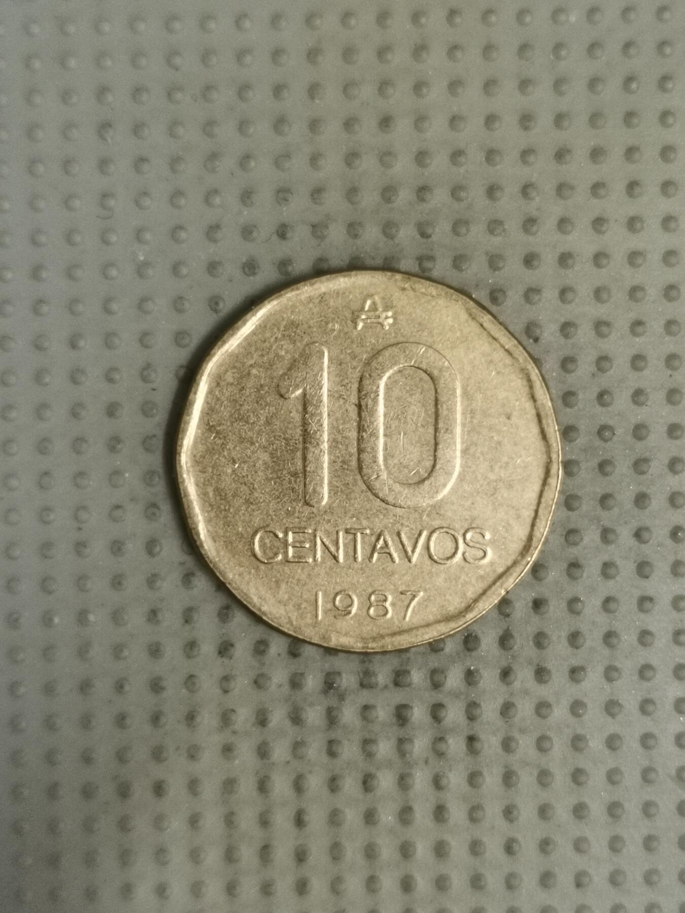 2025年第124场各国散币拍卖（总第124场） 阿根廷1987年10分