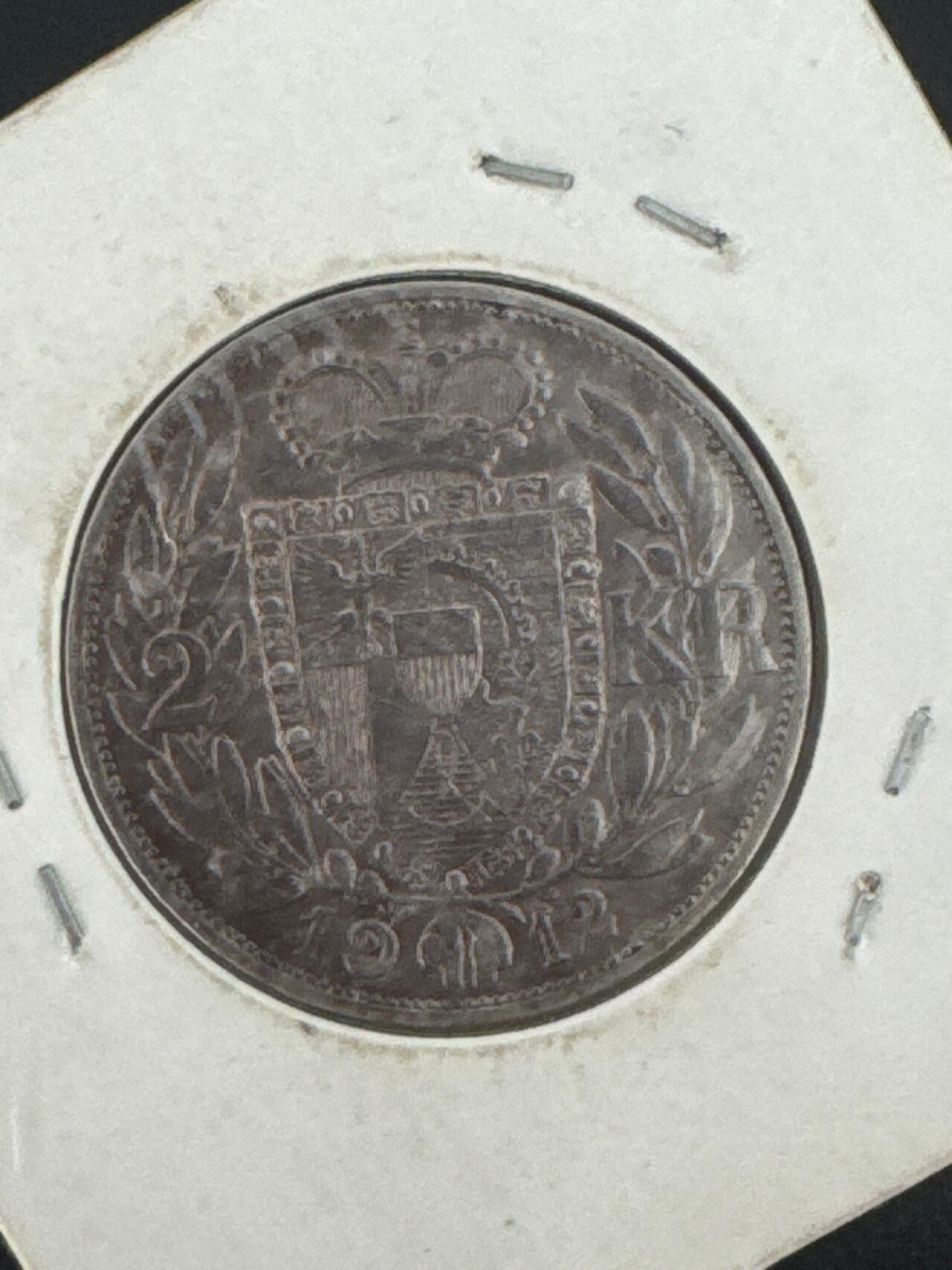 ❤️【币观天下】❤️ 第332期钱币拍卖- 2025.11.28周五晚上6点半场-长期征集拍品 列支敦士登1912年2克朗