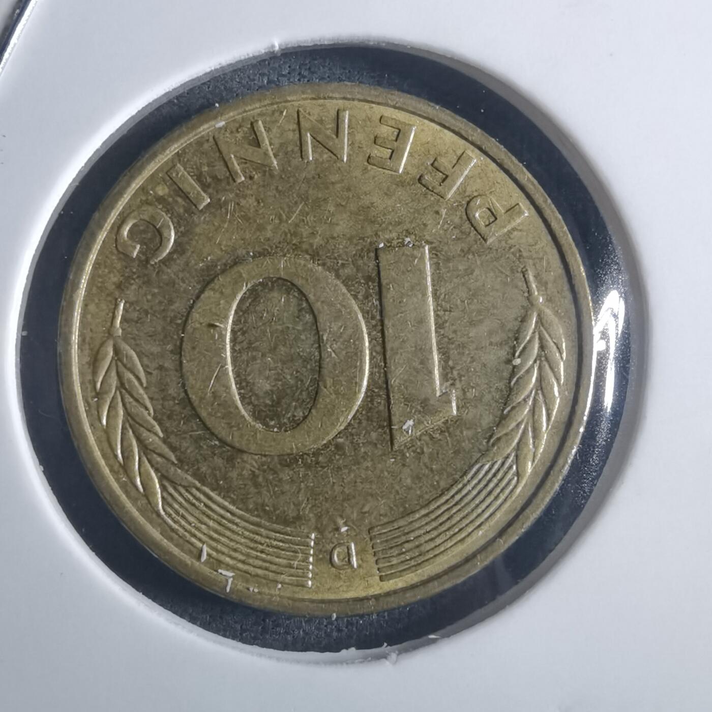 沼泽如烟--第914场 德国1984年10芬尼