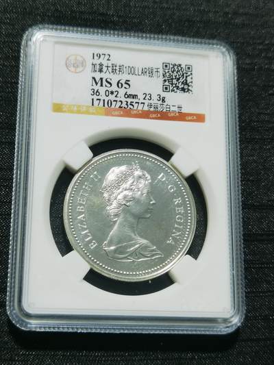 天下钱庄专场欢迎参拍 - 加拿大1加元银币