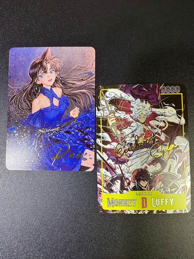 NO.16 好又多金牌大场，双11狂欢继续！每周一站式配齐，方便凑单！（周6晚8点截拍，卖家送拍0抽成！） - 白花恋诗 小兰与路飞 2张 光刻细沙工艺