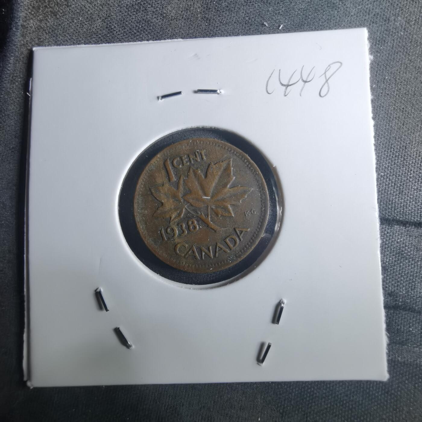 沼泽如烟--第914场 加拿大1938年一分