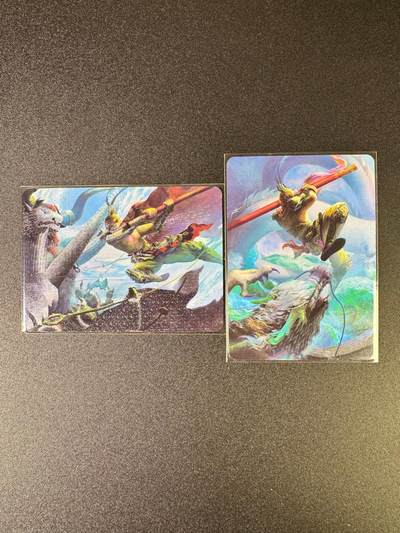 NO.16 好又多金牌大场，双11狂欢继续！每周一站式配齐，方便凑单！（周6晚8点截拍，卖家送拍0抽成！） - 纵横卡牌 孙悟空大战小白龙+孙悟空大战牛魔王 粗闪