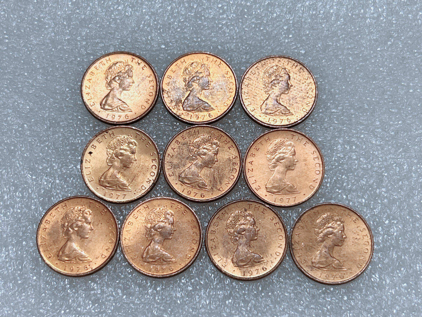 第一海外回流一元起拍收藏 散集专场  第272期 马恩岛1/2便士硬币 10枚 带光品