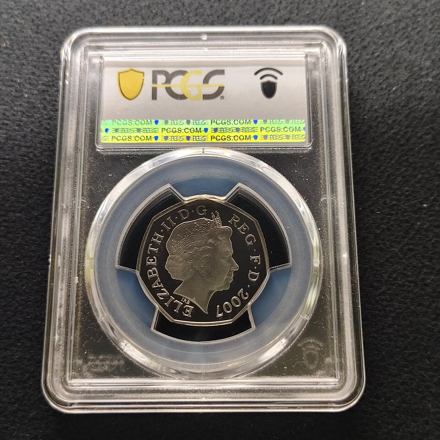 【全场包邮】纯粹捡漏拍481场（免费代拍第18场） 英国2007年50便士童子军百年精制纪念币-PCGS PR69 DCAM