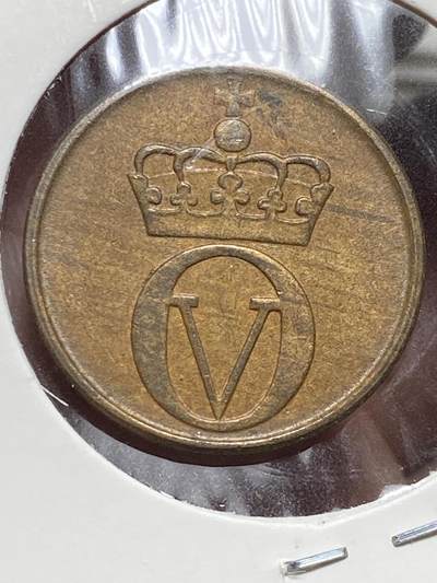 2025年第一百三十二场(总第一百五十八场）外国好品纸夹散币场(免佣金) - 挪威🇳🇴1967年2欧尔(奥拉夫五世第一套第二版，松鸡)