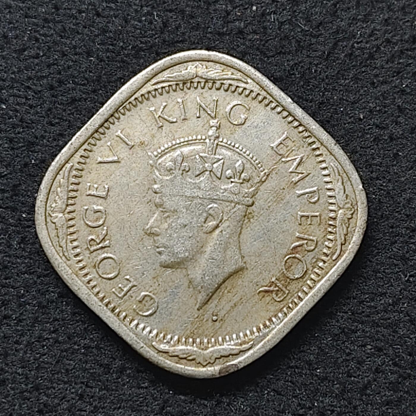 【全场包邮】纯粹捡漏拍480场（免费代拍第17场） 英属印度1941年乔治六世2安娜