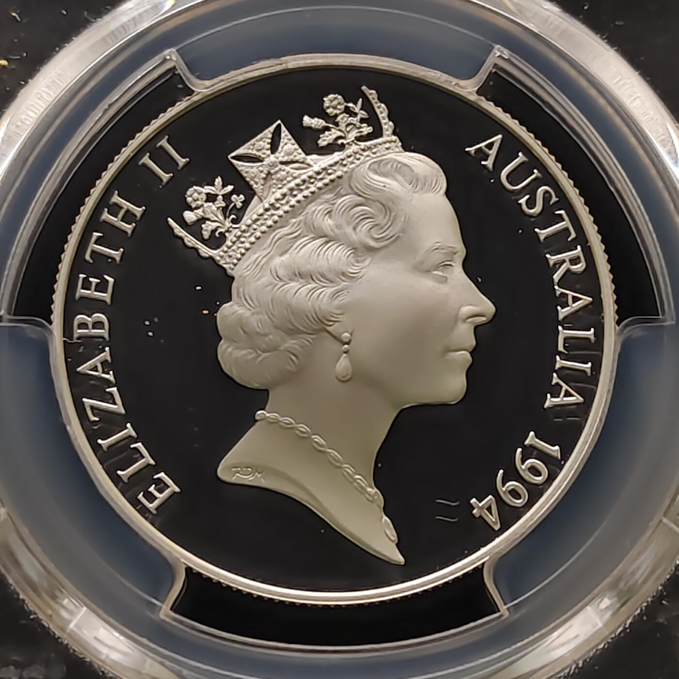 【全场包邮】纯粹捡漏拍481场（免费代拍第18场） 澳大利亚1994年10元鸟类系列楔尾雕精制纪念银币-PCGS PR69 DCAM