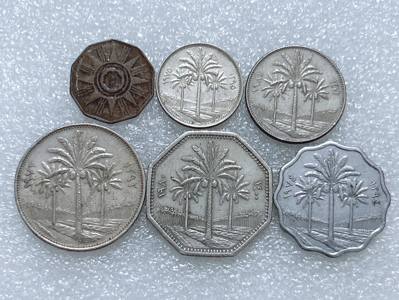 第一海外回流一元起拍收藏 散集专场  第272期 伊拉克硬币 6枚