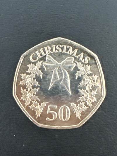 ❤️【币观天下】❤️ 第332期钱币拍卖- 2025.11.28周五晚上6点半场-长期征集拍品 - 直布罗陀圣诞2014年50便士镍质纪念币