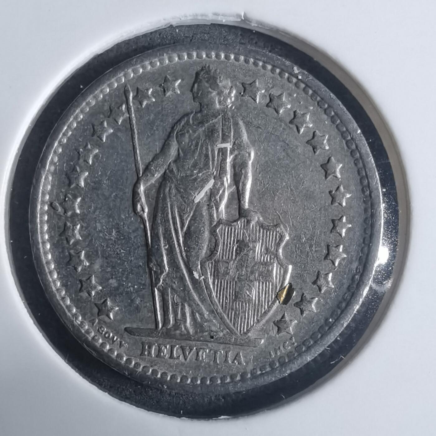 沼泽如烟--第914场 瑞士1969年半法郎