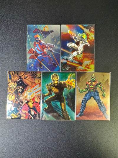 NO.16 好又多金牌大场，双11狂欢继续！每周一站式配齐，方便凑单！（周6晚8点截拍，卖家送拍0抽成！） - 美漫卡牌 银河护卫队5个主角 银闪