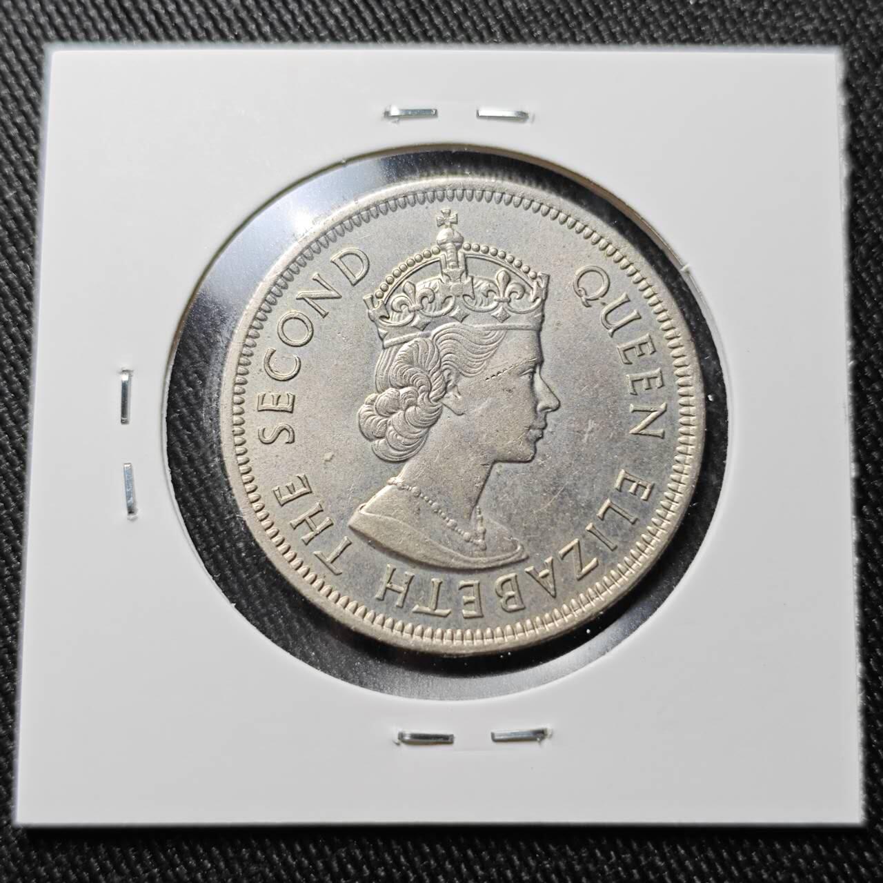 KK钱币收藏小铺 （套币 好品/批量散币 银币）专场  2月预留时间 周末发货  1974香港大一元 高冠女王 好品