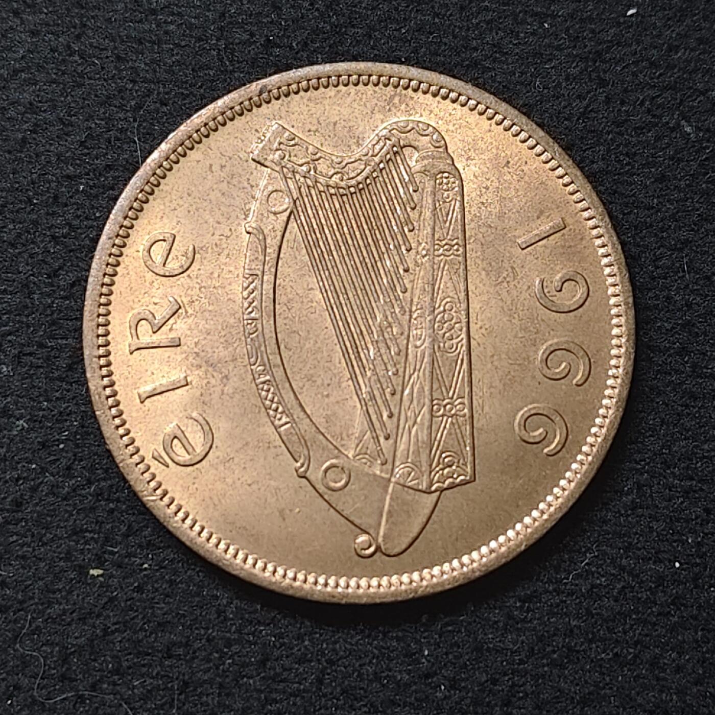 【全场包邮】纯粹捡漏拍480场（免费代拍第17场） 爱尔兰1966年母鸡1便士铜币