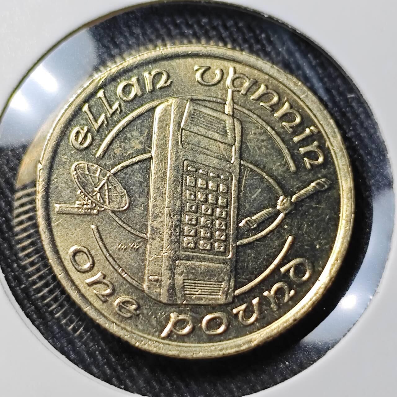 KK钱币收藏小铺 （套币 好品/批量散币 银币）专场  2月预留时间 周末发货  1988马恩岛1镑 好品