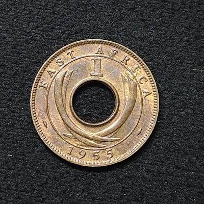 【全场包邮】纯粹捡漏拍480场（免费代拍第17场） - 英属东非1955年女王1分铜币