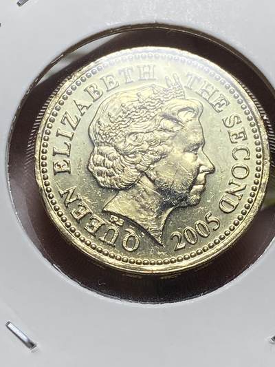 2025年第一百三十二场(总第一百五十八场）外国好品纸夹散币场(免佣金) - 英属泽西岛🇯🇪2005年1镑(伊丽莎白二世老年版)