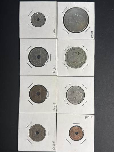 ❤️【币观天下】❤️ 第332期钱币拍卖- 2025.11.28周五晚上6点半场-长期征集拍品 - 比属刚果8枚套