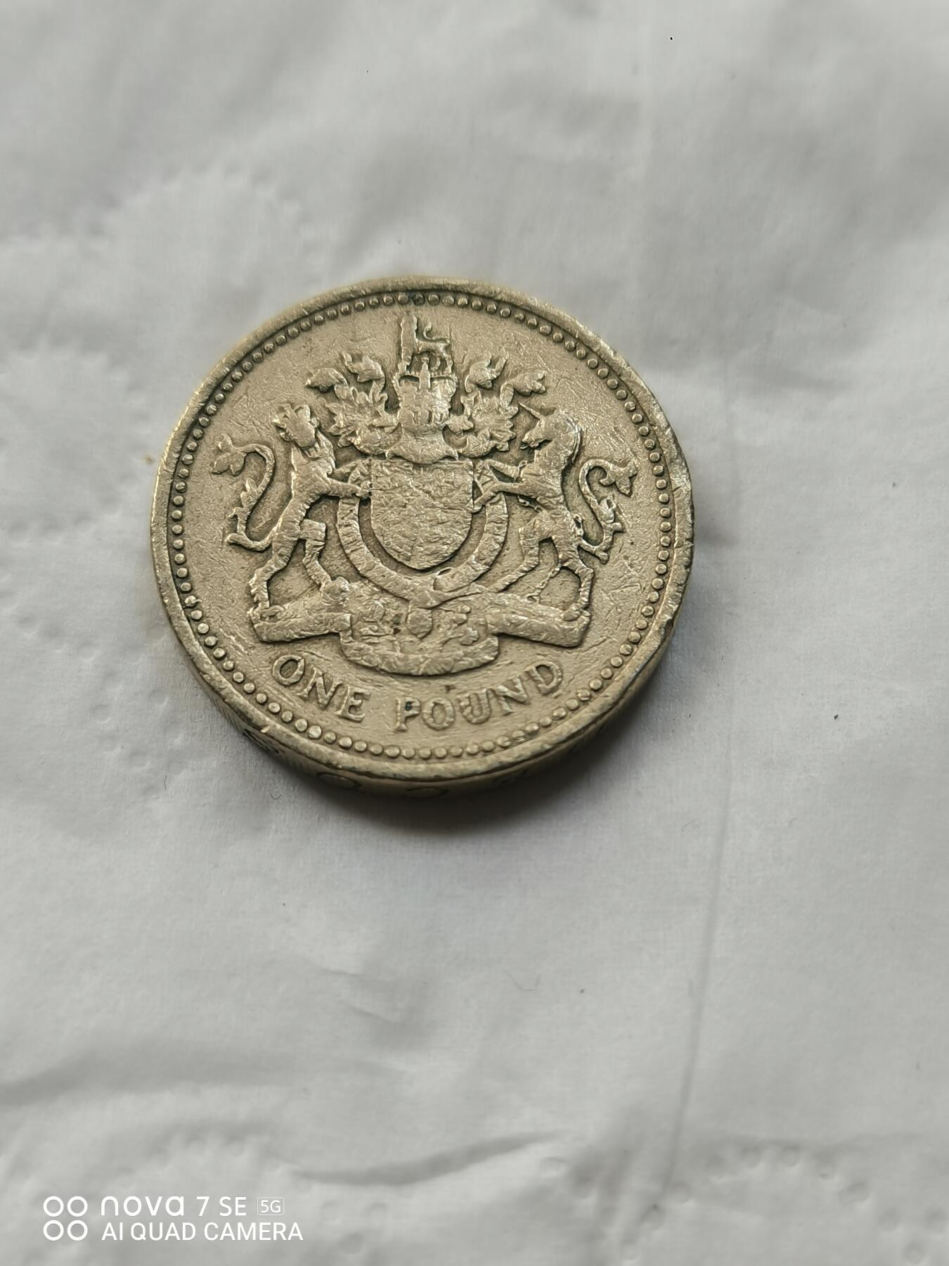 外国硬币 1英镑