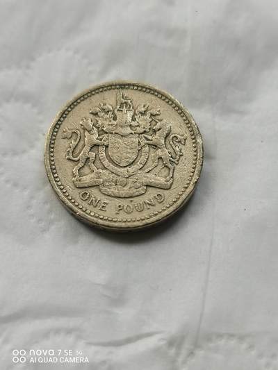 外国硬币 - 1英镑