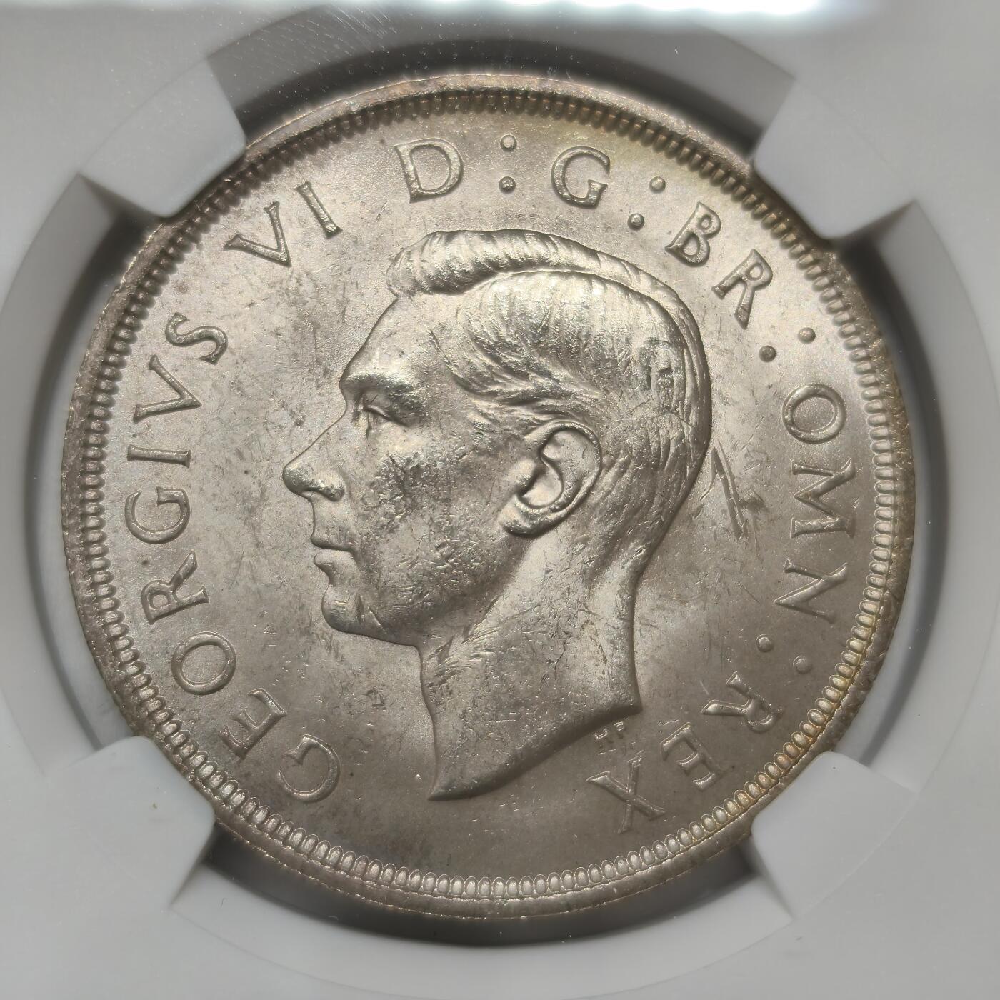 老蟹的宝藏🏴‍☠️ IV NGC MS61 英国1937年乔治六世克朗