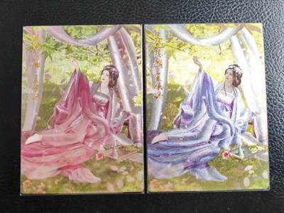 阳大大卡牌拍卖第84期（持续收拍品，周六晚上九点截拍，进群福利早知道） - 【裸卡套】卡德曼 武韵红颜 三国演义礼盒 兰心 夏侯娇 原色+异色 裸卡2张