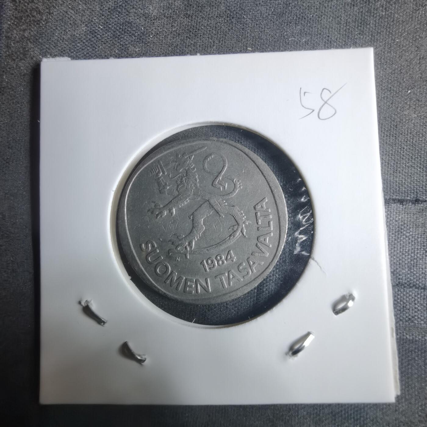 沼泽如烟--第915场 芬兰1984年1马克