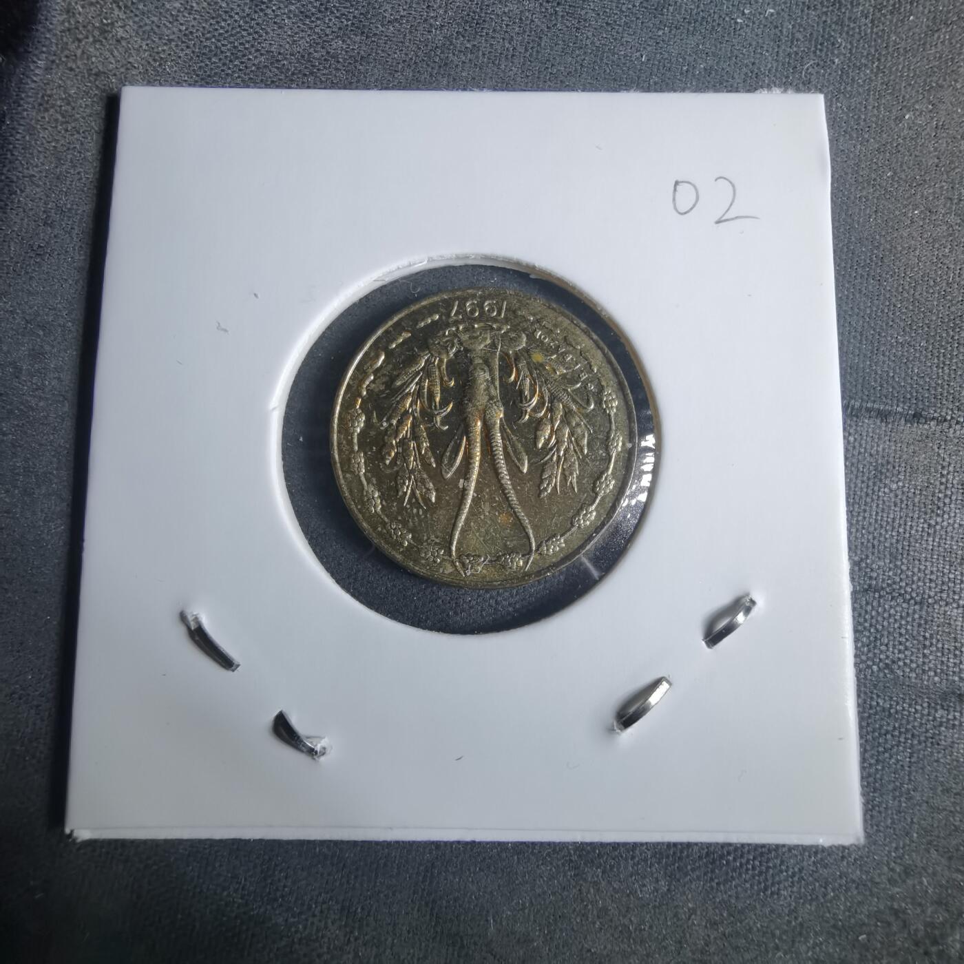 沼泽如烟--第915场 西非1997年5法郎