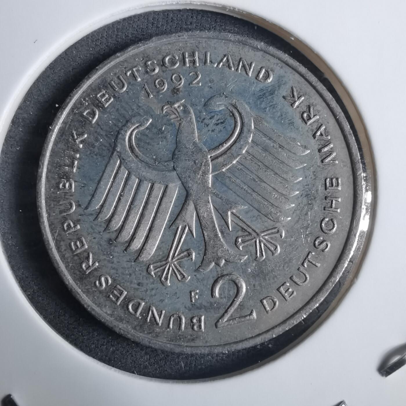 沼泽如烟--第915场 德国1992年2马克