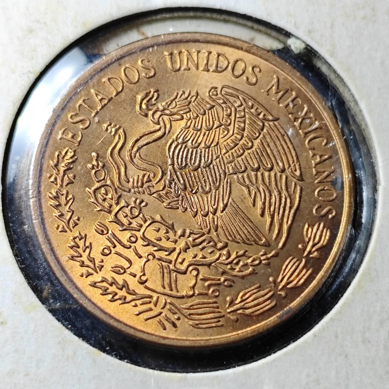 KK钱币收藏小铺 （套币 好品/批量散币 银币）专场  2月预留时间 周末发货   1974墨西哥20分铜币 好品