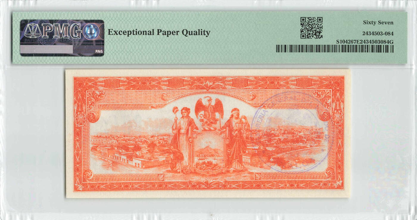 小福收藏拍卖第196期 评级币精选场 本期有68分倒置号布隆迪世界最大纸币 泰国69年10铢纪念钞0A冠百位倒置号  文莱06年500吉令特首年首冠 丹麦经典大松鼠 俄罗斯 玻利维亚 东加勒比 亚美尼亚等多国精美高分珍稀老钞精品纸币 墨西哥 1915年 50分 百年老钞 PMG67 EPQ 冠军分！！！