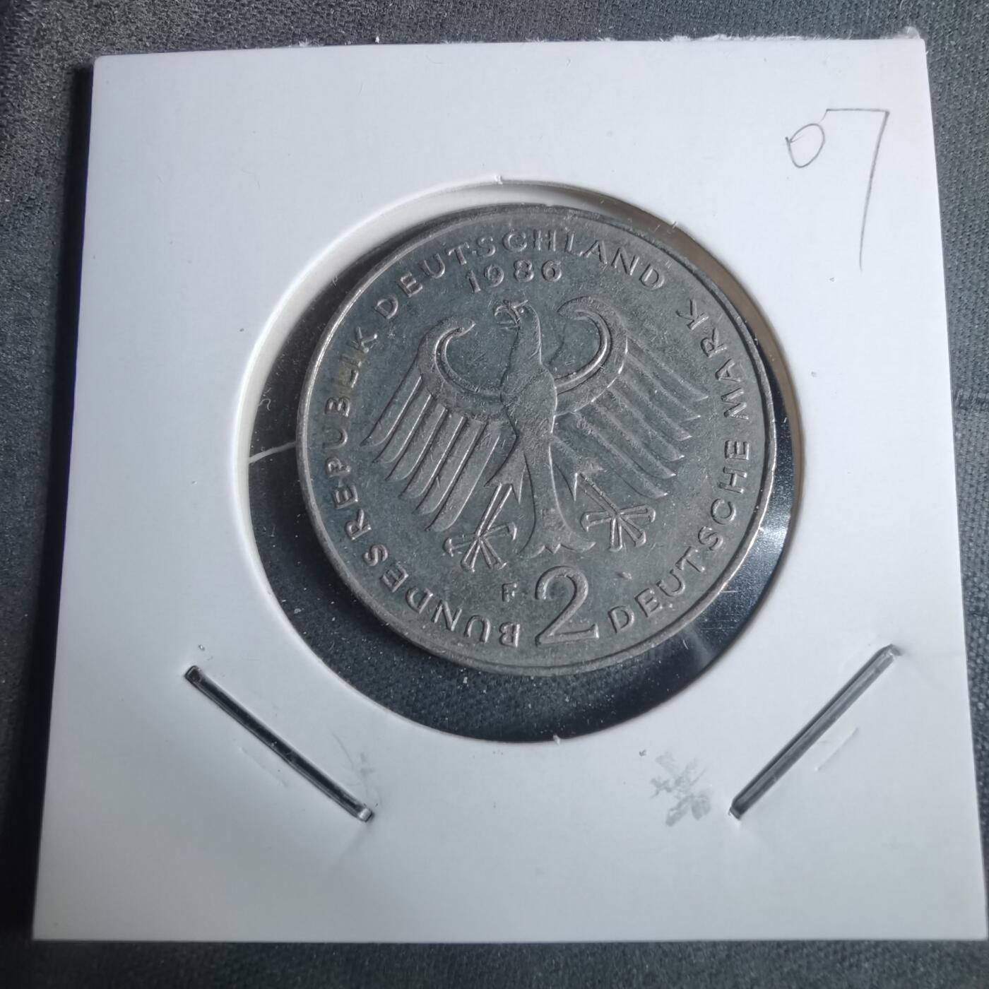 沼泽如烟--第915场 德国1986年2马克