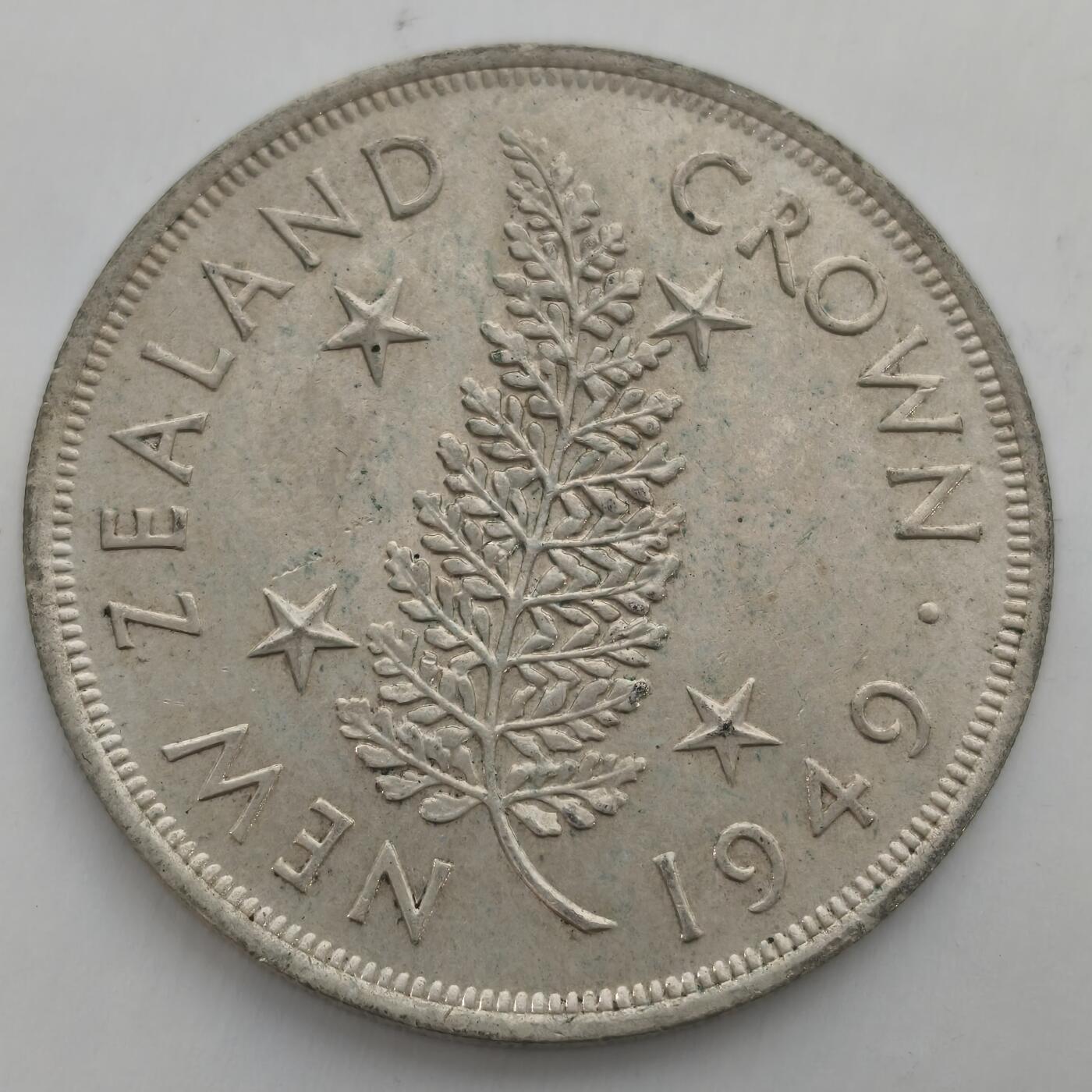 老蟹的宝藏🏴‍☠️ IV 新西兰1949年乔治六世1克朗银币