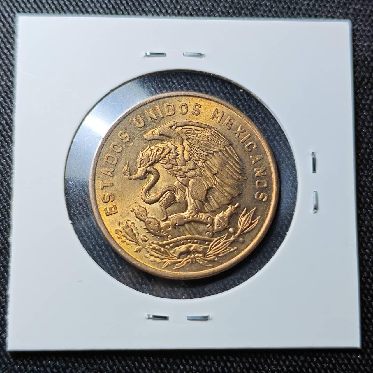 KK钱币收藏小铺 （套币 好品/批量散币 银币）专场  2月预留时间 周末发货  1963墨西哥20分铜币 好品