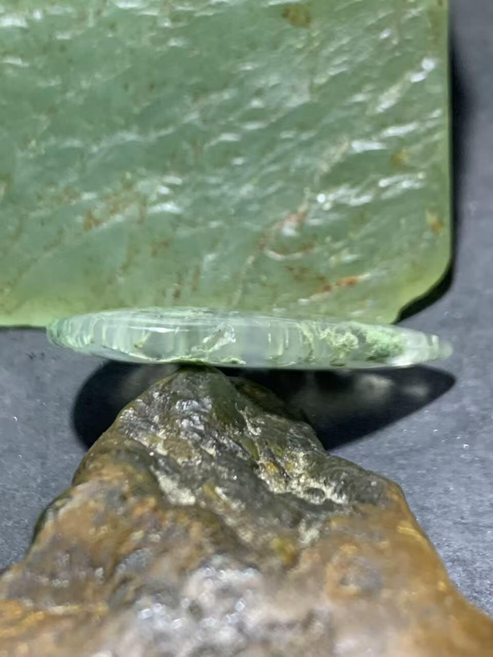 冰透高润度水草玛瑙通货吊坠一个，，。