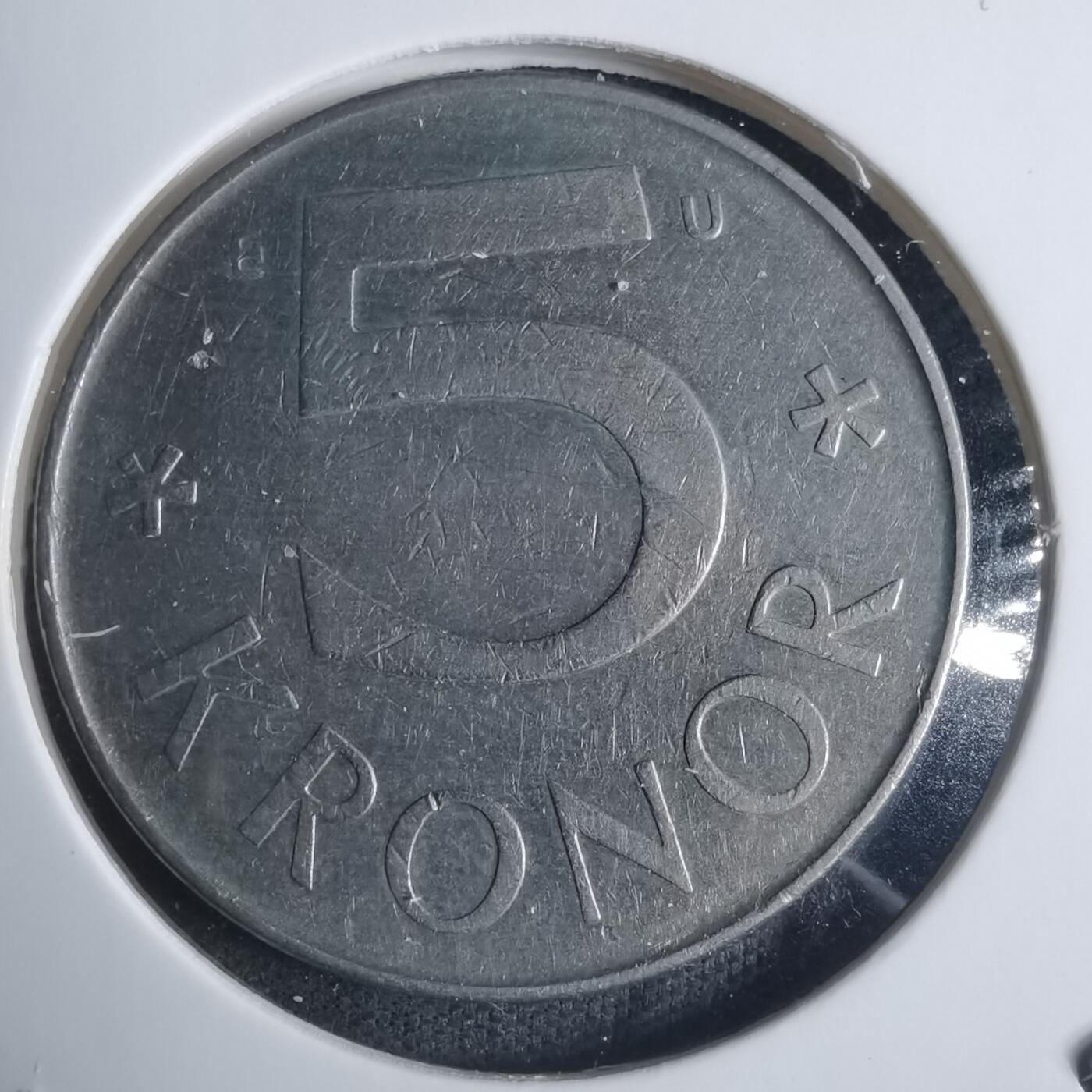 沼泽如烟--第915场 瑞典1982年5克朗