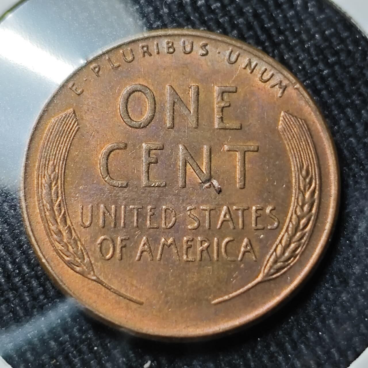 KK钱币收藏小铺 （套币 好品/批量散币 银币）专场  2月预留时间 周末发货  1952美国麦穗一分铜币 S厂 好品