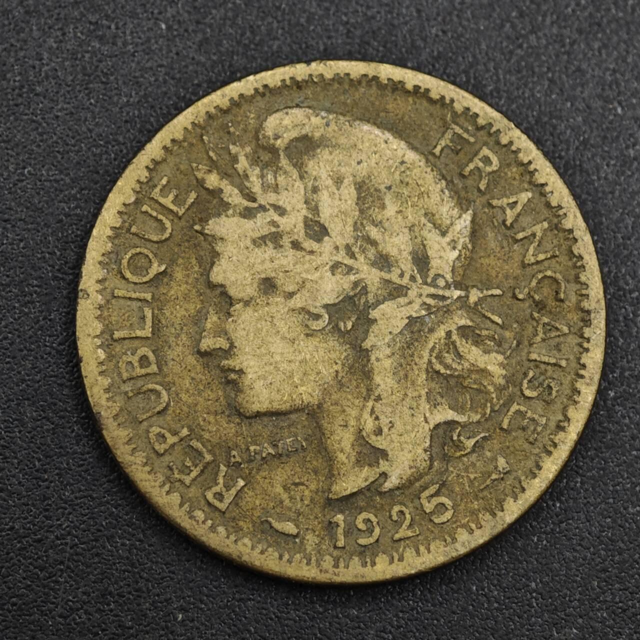 【淘币小摊】实时拍第八百一十拍   散币场   满百包邮可预留二周 每周一统一发货   法属多哥1925年1法郎铜币