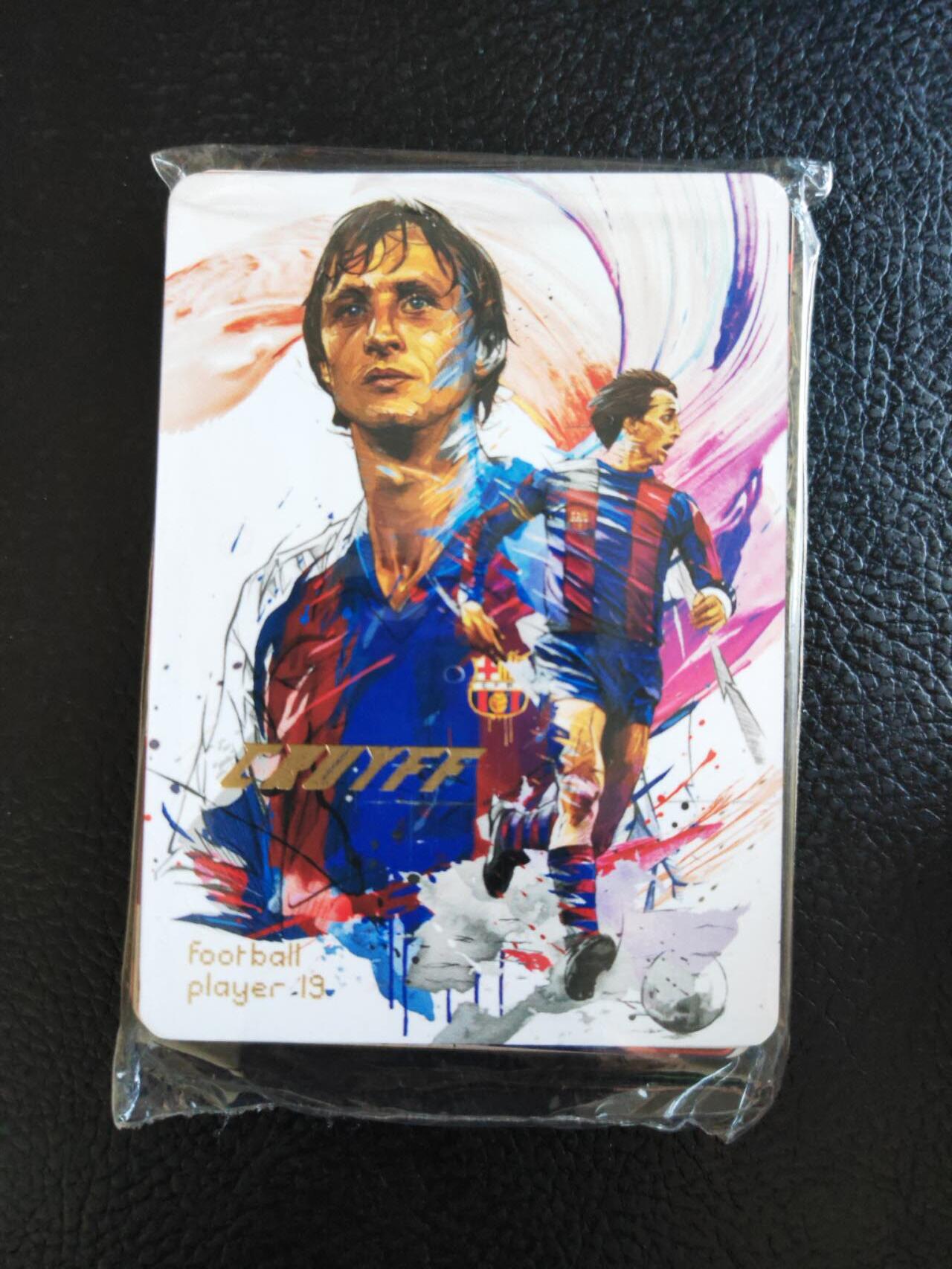 阳大大卡牌拍卖第84期（持续收拍品，周六晚上九点截拍，进群福利早知道） 阿毛玩卡 手绘足球 球星卡第二弹（荷兰+西班牙）金边卡18张