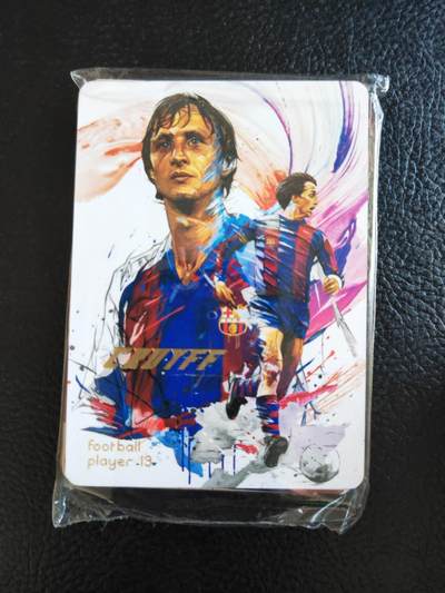 阳大大卡牌拍卖第84期（持续收拍品，周六晚上九点截拍，进群福利早知道） - 阿毛玩卡 手绘足球 球星卡第二弹（荷兰+西班牙）金边卡18张